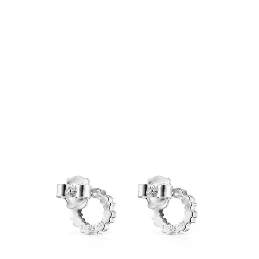 Straight Small Silver Disc Earrings / Tous Straigrt Small Silver Disc Earrings / 312723580