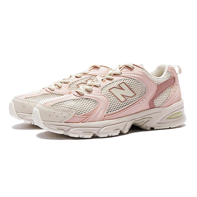 New Balance NB 530 Slip Resistant, Abrasion Resistant, Breathable, Lightweight Low Top Casual Running Shoes Unisex Pink MR530AA1(D)(Team15-)