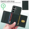 For Samsung Galaxy S24+ Magnetic Case BETOPNICE Leather Phone Cover Kickstand with Detachable Card Bag