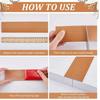 1PC 2m/78.74inch Self-Adhesive Floor Transition Strip,Wood Grain Floor Divider, Laminate Floor Cover with Installation