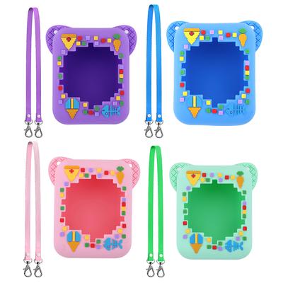 For Bitzee Digital Pet Silicone Protective Case with Lanyard Protective Storage Holder Anti Drop for Interactive Virtual Toy