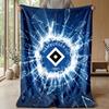 Hamburger SV Fußball Druck Flanelldecke, Weiche Warme Leichte Überwurfdecke für Sofa Bett Camping