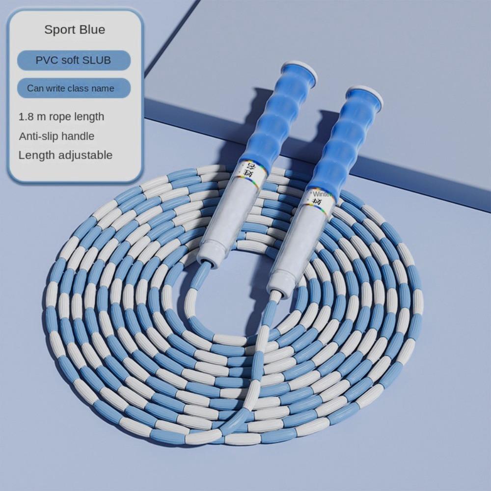 Anti-Skid Soft Bead Skipping Rope Bamboo Joint Sports Rope  Bodybuilding