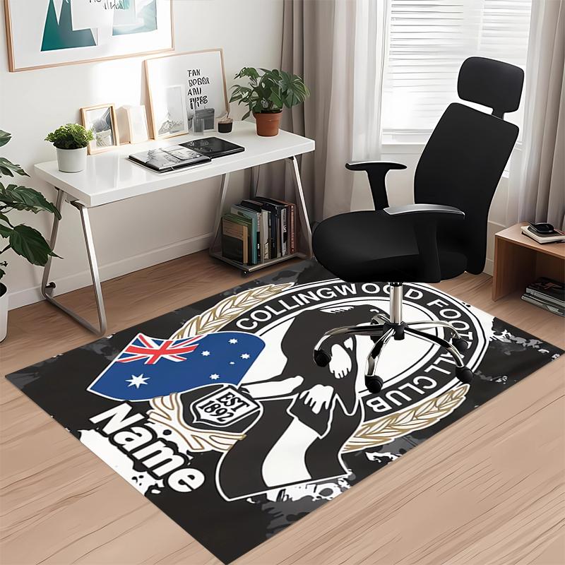Custom Name AFL Printed Carpet, for Office Chair Living Room Bedroom Kitchen Room Decor Gifts.
