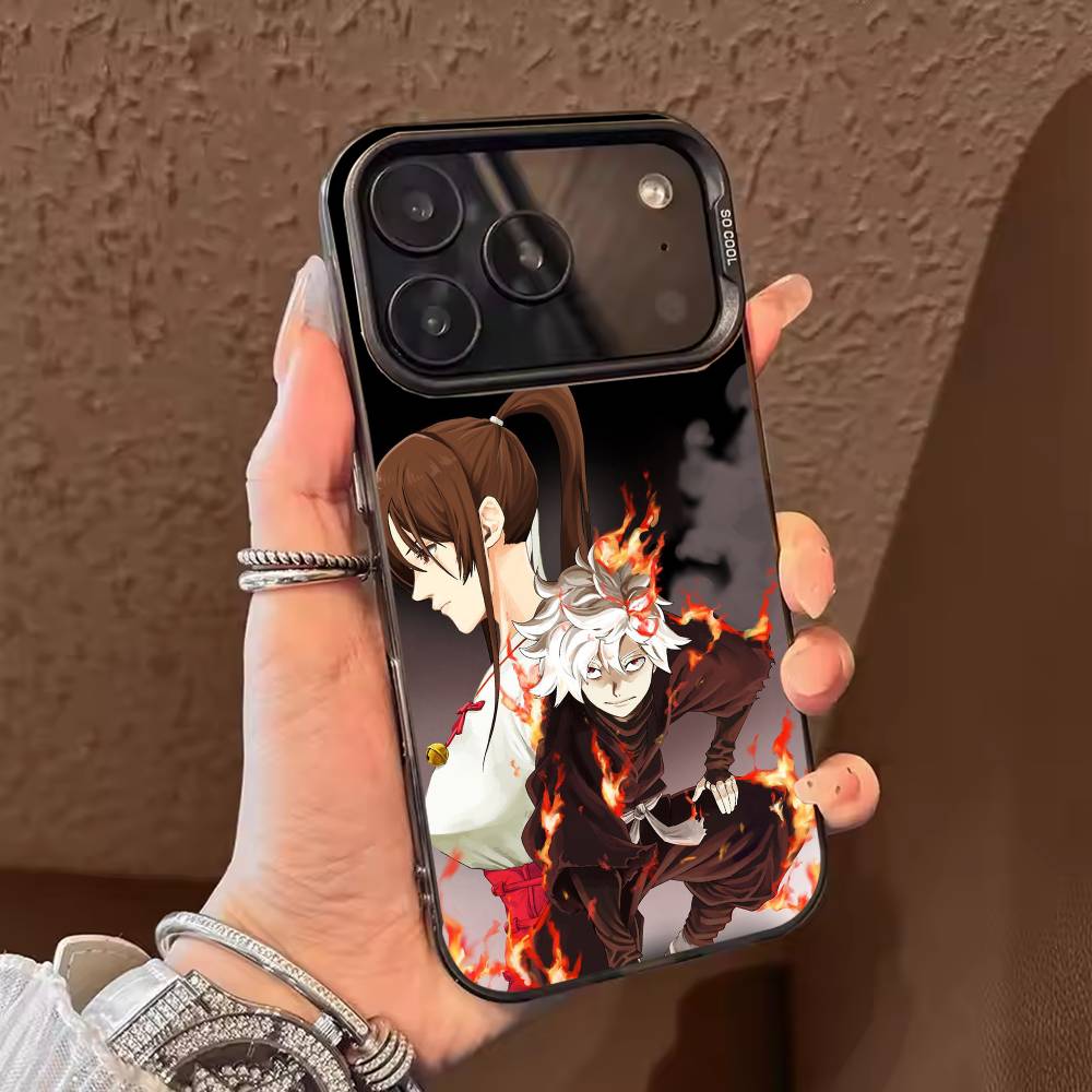 HOT Hell's Anime Paradise Phone Case For iPhone 17 16 15 14 13 12 11 Pro Max Plus Silver candy Matte Cover