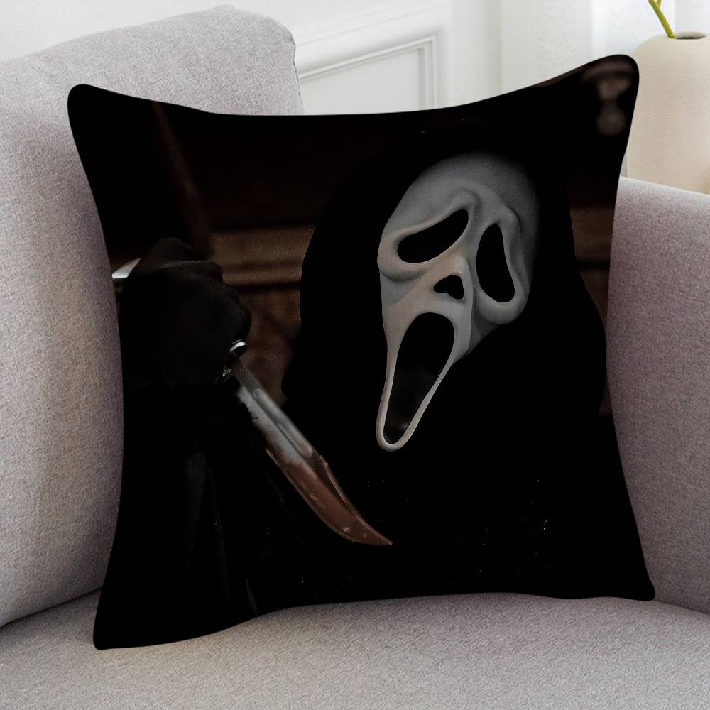 Movie Scream Game For Cartoon Print Peripheral Pillow Case Cushion Cover Home Decor Birthday Gift Pillowcover
