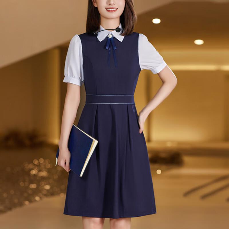 Женское двухкомпонентное платье Teluoman для профессиональной работы 4XL