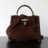 A Small and Light Luxury Lady's High-end Sheepskin Large-capacity Handbag, a Single-shoulder Crossbody Leather Women's Bag