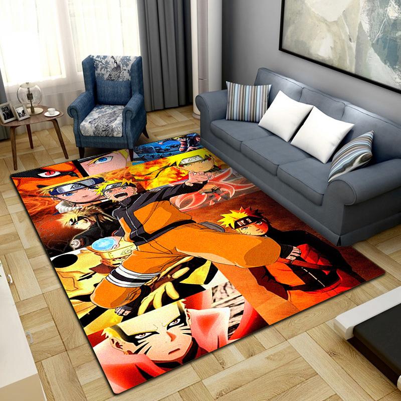 Anime-Naruto Area Carpet for Living Room Bedroom Home Decor Cool Movie Mat Floor Mat -LXR49
