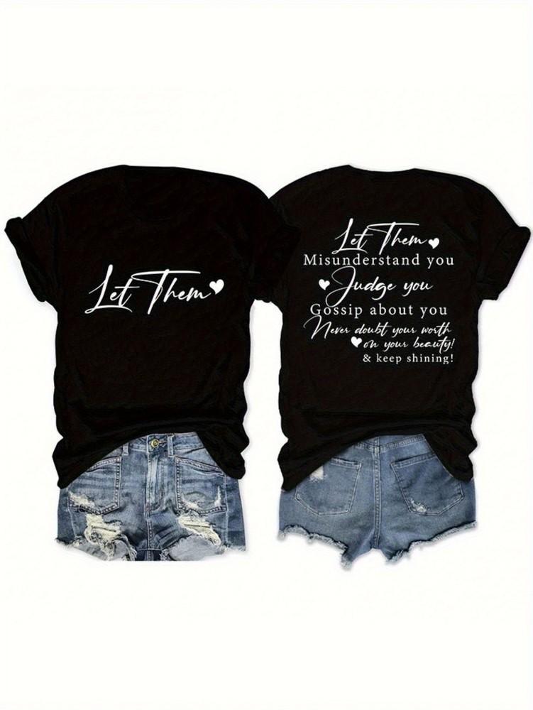 

Men039;s 180g Pure Cotton Double-Sided Printed T-ShirtBlack Casual Short Sleeve Unisex T-Shirt S