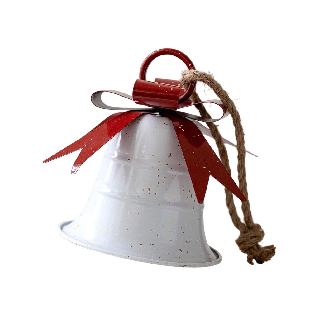 Iron Metal Bell Hanging Decoration Christmas Tree Bell Ornament for Door Mantel Porch Window Christmas Tree Decoration