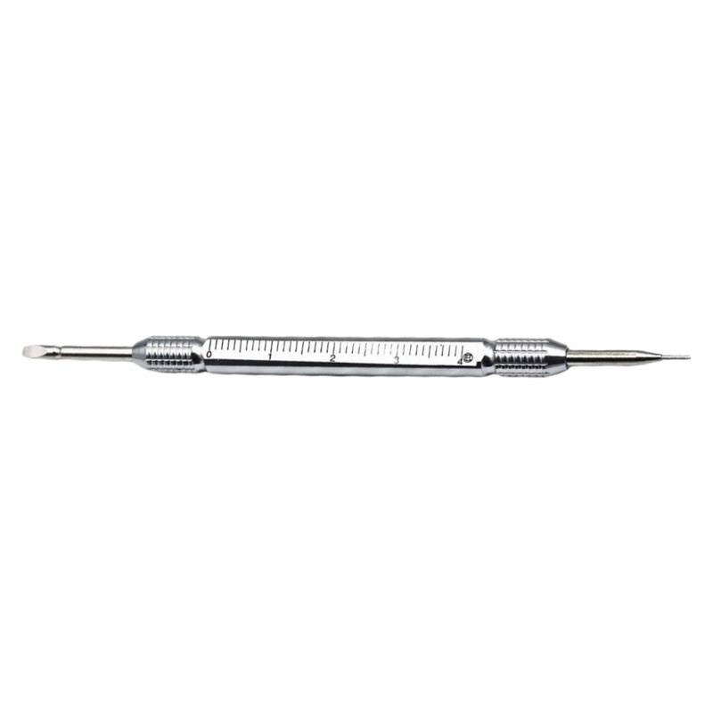 

Double Scale Double Headed Spring Bar Tool for Accuracy Jewelry Repair Sturdy Alloy Steel Lightweight 8g Portable in Black or Silver Versatile Use серебряный