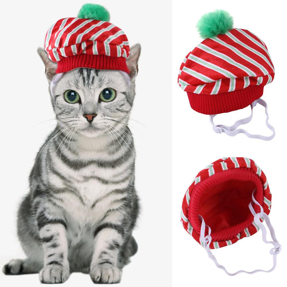 Pet Hood Cute Dog Teddy Dress Up Sunflower Cat Headgear Wig Cat Hat