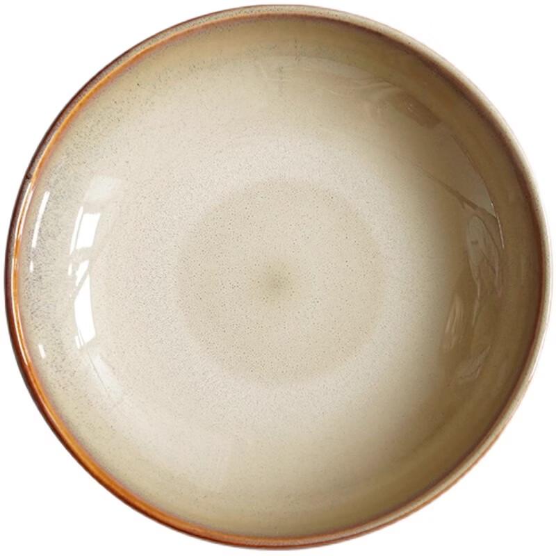 Japanese Style Kiln Glaze Ceramic Salad Bowl