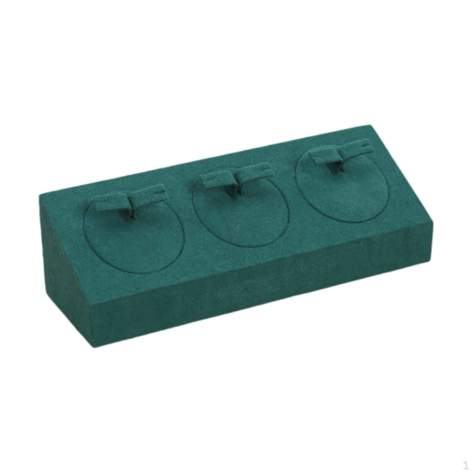 

Earring Display Rack Jewelry Organizer 3 Positions for Countertop Use бежевий