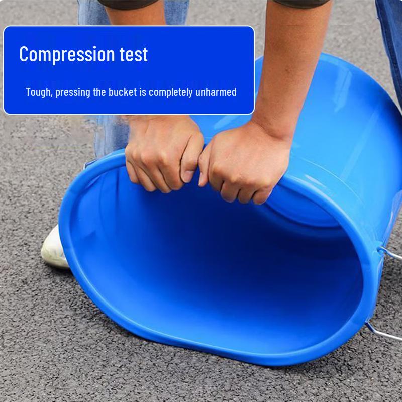 SIFAR Thickened Plastic Water Storage Bucket with Lid