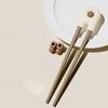 With Storage Box Training Chopstick Wood Non Slip Chopsticks Trainer Detachable Silicone Connector Chopstick Training Helper