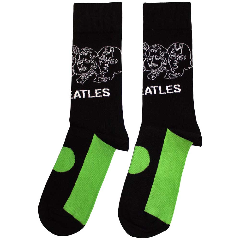 The Beatles Unisex Adult White Album Faces Socks