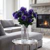 Fake Flowers Artificial Azalea Flowers Branches Simulation Plant Real Touch Simulation Azalea Floral Floral Craft Art Realistic