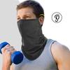 Men Summer Sports Black Mesh Ice Silk Bandana Running Tube Scarf Hiking Ski Fishing Hunting Cycling Snowboard Soft Scarves Women
