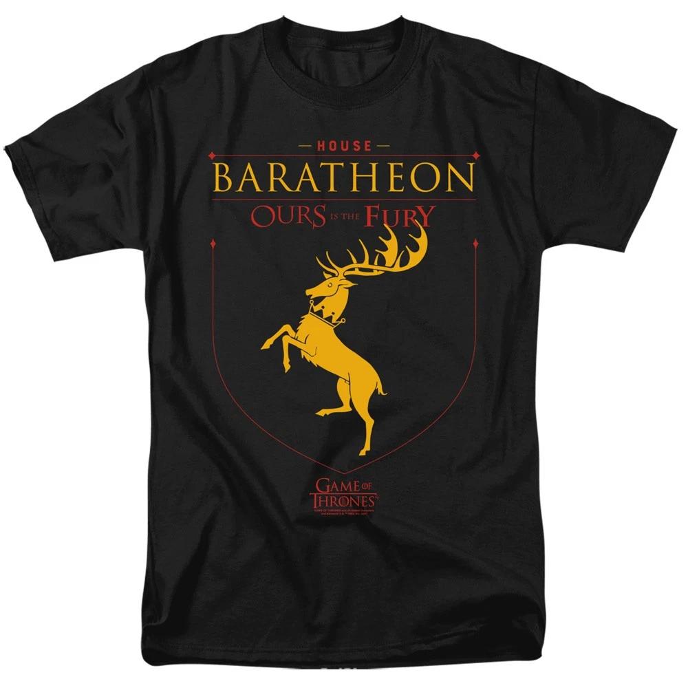 Game Of Thrones - House Baratheon Sigil - Adult Unisex T-Shirt - Black M