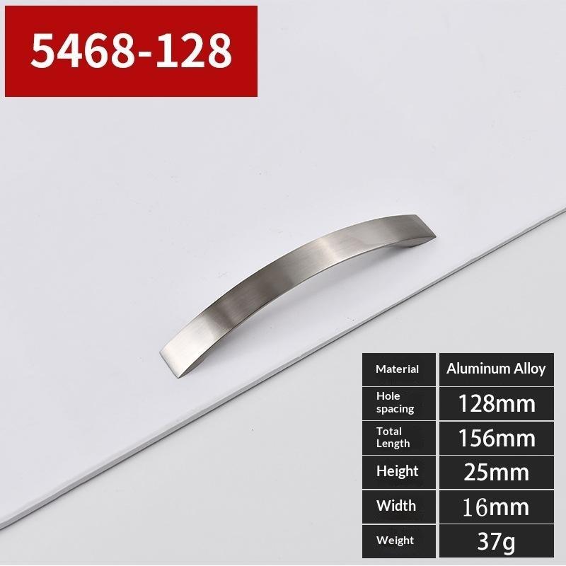 Kitchen Drawer Handles Knobs Lightweight Aluminum Alloy Drill Free Optional Pulls for Cabinet Cupboard Wardrobe Door Decor