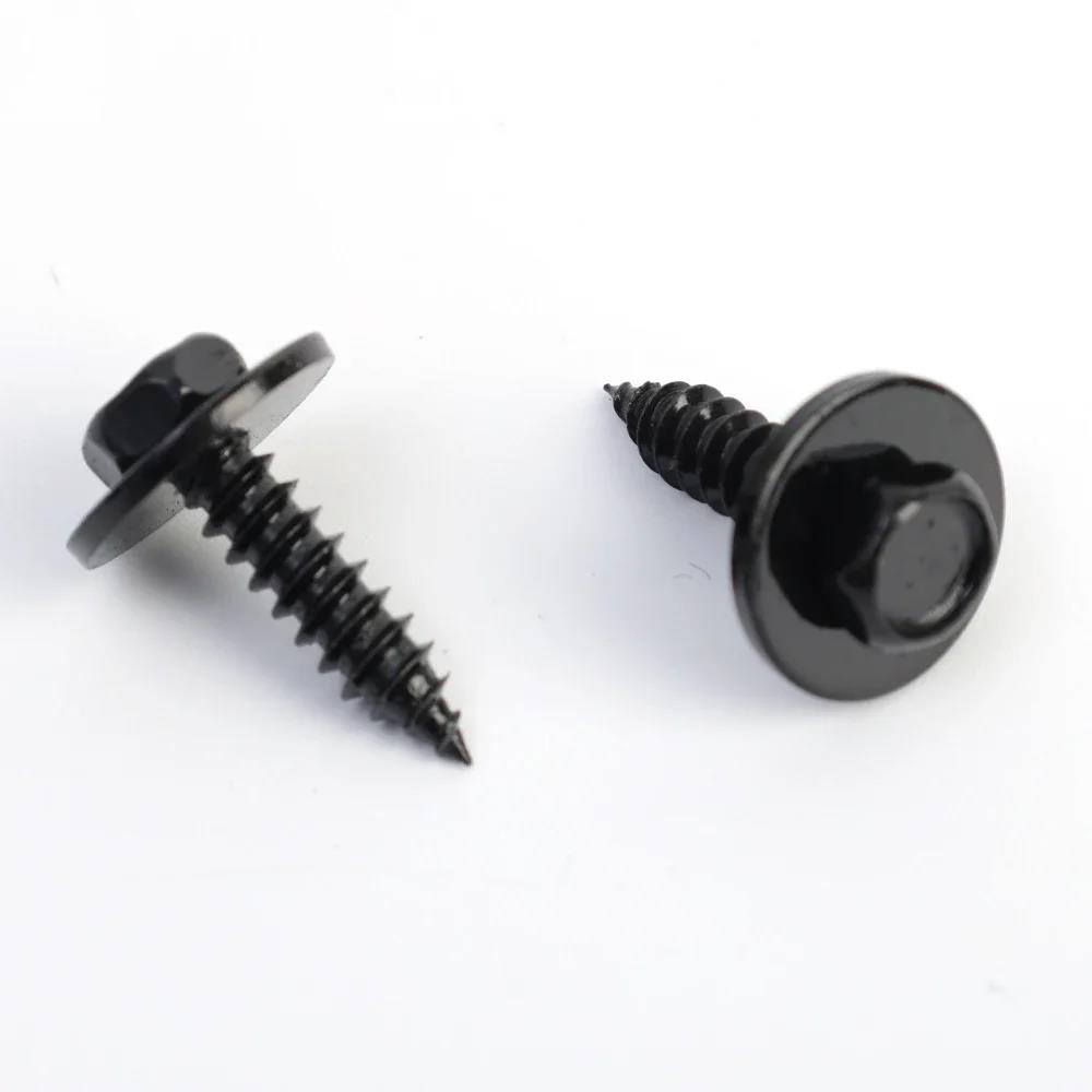 Chassis Engine Guard Metal Nut/Screw Washers U-shape Clip for BMW E46 E92 E90 F10 Car Fender Bumper Cross Head Screws 40/20pcs Hoses Windshield