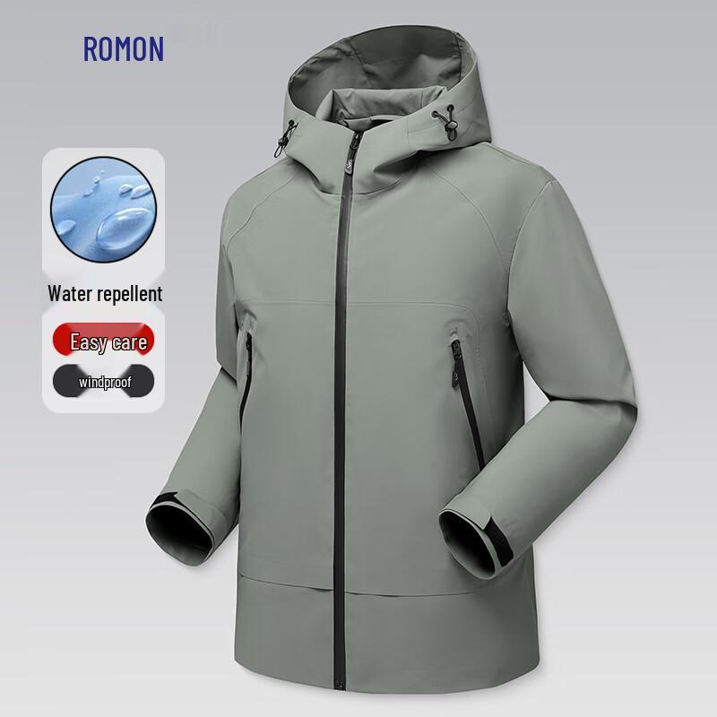 Romon Men's Water-Repellent Casual Jacket