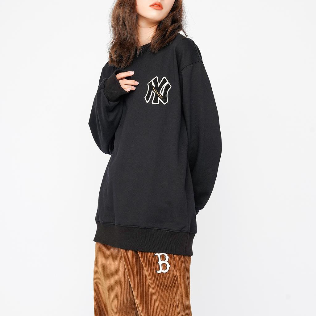 New MLB Sweatshirts Unisex Black 3AMTB0214-50BKS