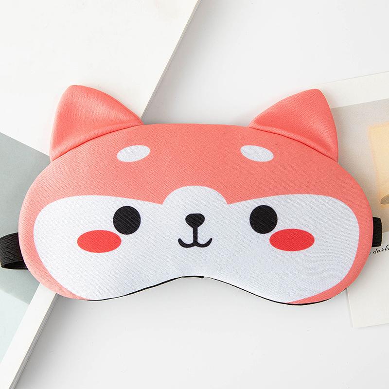 Anime Sleeping Eye Mask Søt Blindfold Eye Cover Mask Eyepatch Reise Hjem Øyne Slapp av Maske Øyenskygge