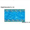 Kids' Summer Pool Party Set: Inflatable Ring, Paper Plates, Tablecloth, and Napkins