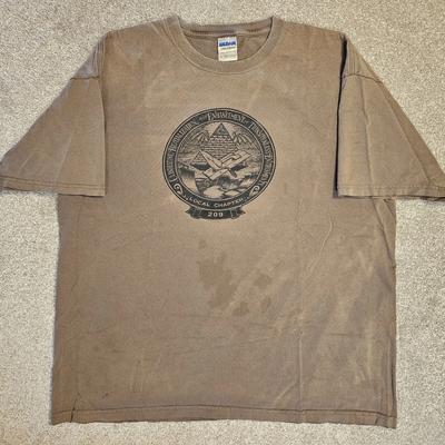 Vintage Y2k Local Chapter 209 Skate T-shirt T-shirt Size XL Illuminati Meme Punk