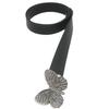 PU Waist Belt with Diamond Butterfly Buckle Adjustable Length Waist Belt Woman Girls Jeans Skirt Coat Decors Waistband