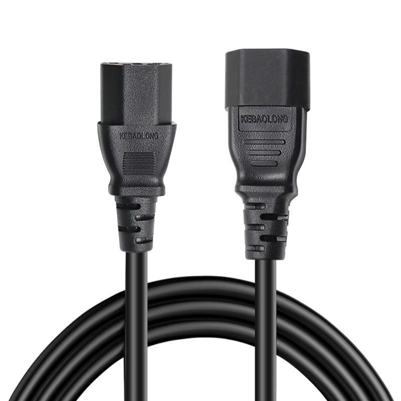 National Standard Certified Pure Copper C13 To C14 Extension Power Cord