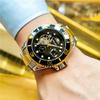 Luxury Moon Phase Skeleton Automatic Watch for Men Luminous Fashion Sports Tourbillon Mechanical Watches Stainless Steel Strap