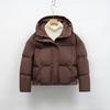 Short winter white duck down fashionable and simple bread jacket thickened warm temperament jacket down jacket women