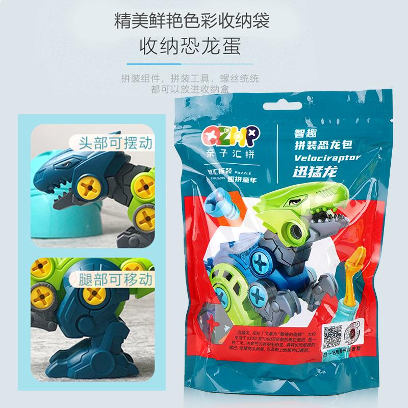 Dinosaur Screw Assemble Building Toy Kids Boys Girls Gift