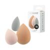 Makeup Sponges - Lussoni - 3pcs - Teardrop Shape - Standard, Medium, Mini Size - Easy Application