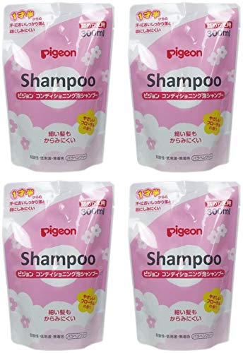 

Pigeon Conditioning Foam Shampoo Нежный цветочный аромат, сменный блок 300 мл [Оптовая закупка] [x4 шт.]