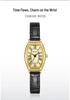 OFNS Women's Artistic Retro Barrel-Shaped Quartz Watch with Roman Numerals