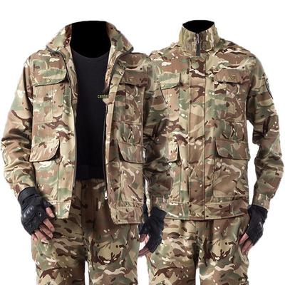 Costume d'entraînement camouflage résistant à l'usure pour homme - Uniforme militaire respirant pour l'entraînement physique et les étudiants