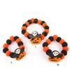 2pcs Funny Halloween Pet Collar Fashionable Cat Neck Scarf Comfortable Pet Necklace  Small Dogs