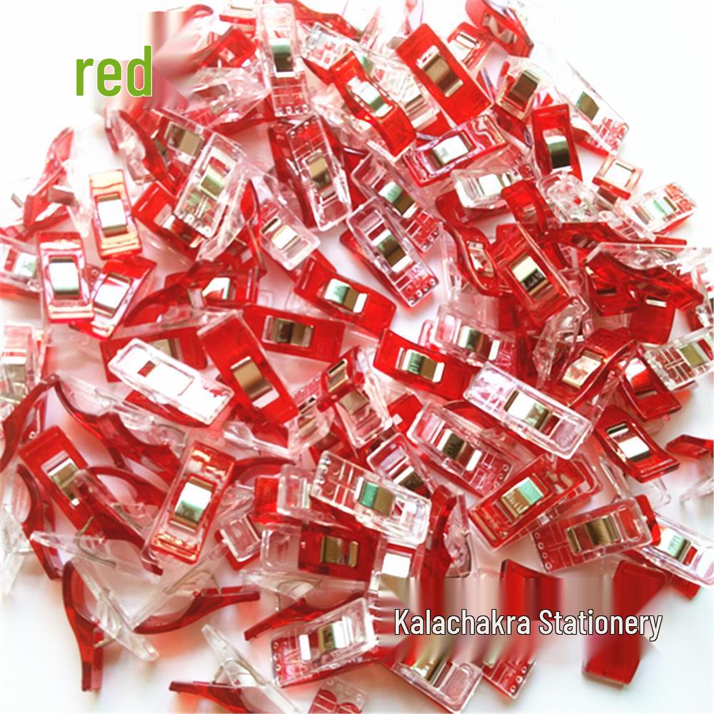 Transparent Colored Plastic Sewing Clips with Strong Edge