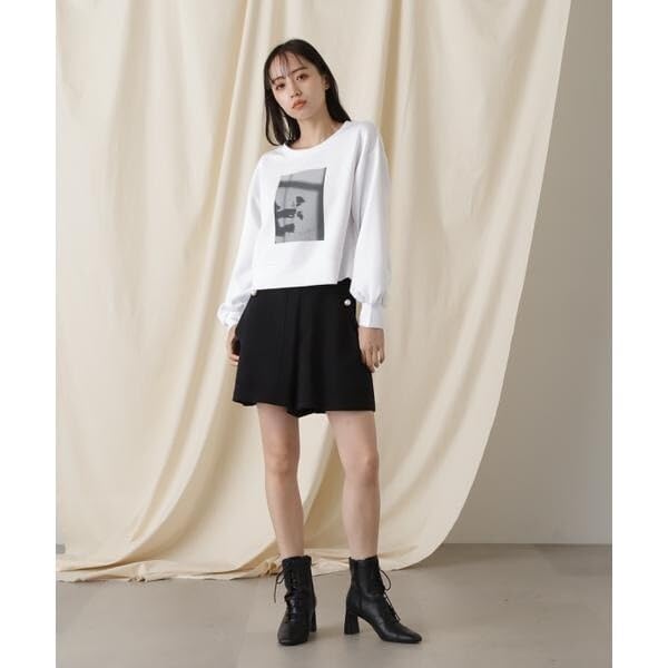 Jill by Jill Stuart Pearl Button Big Pocket Shorts