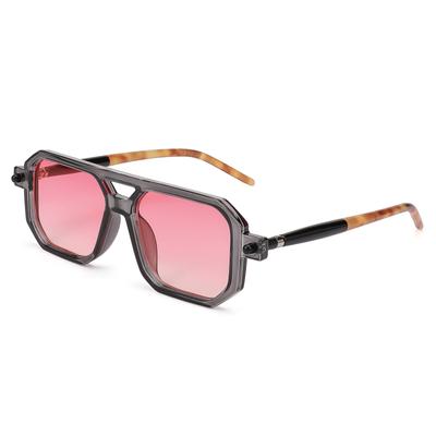 Retro Rectangular Sunglasses for Women and 70s Flat Aviator Classic UV400 B2622 [FEISEDY] Men, Sunglasses,