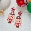 Fashion Christmas Tree Dangle Earring For Women Colorful Rhinestone Star Drop Earring Xmas Holiday Party Ear Jewelry Accessories