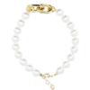 jewelCOUNTY Chain Mix Pearl Bracelet[White]