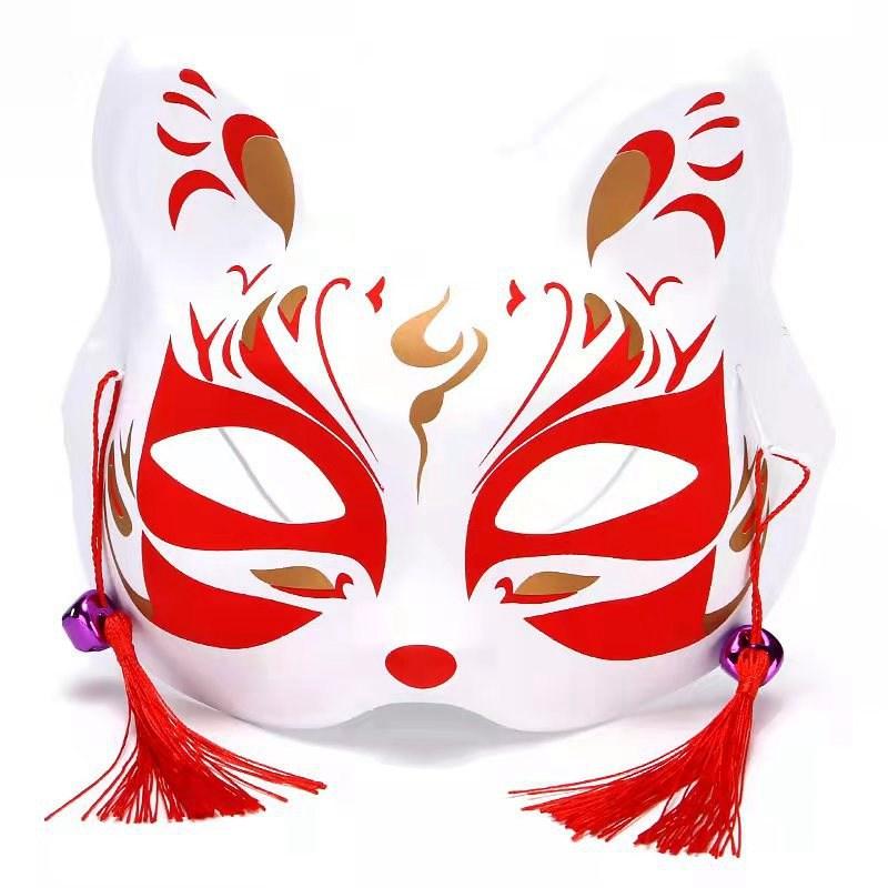 Japonský Fox Fairy Spot Fox Mask Kočka Fox Mask Žena Velkoobchod Výrobce TikTok Maska stejného stylu Stall Scenic