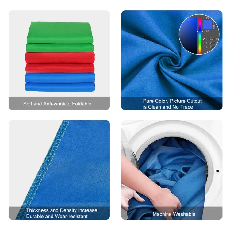 PULUZ 3m X 6m Photography Background Thickness Photo Studio Background Cloth Backdrop
