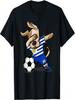 Chien qui fait du dabbing Uruguay Football Drapeau Uruguayen T-shirt de Football